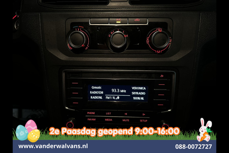 Volkswagen Caddy 2.0 TDI 102pk L1H1 Euro6 Airco | LED | Cruisecontrol | 1500kg Trekhaak | Imperiaal Parkeersensoren, Zijdeur