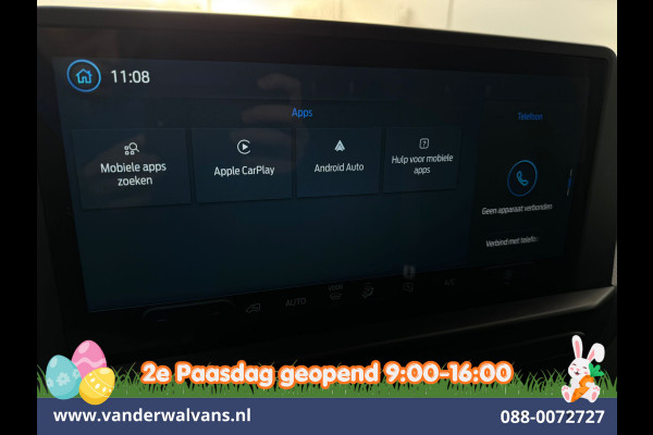 Ford Transit Custom 2.0 TDCI 136pk L2H1 Euro6 Airco | Camera | Apple Carplay | LED | Cruisecontrol | Verwarmde voorruit Android Auto, Parkeersensoren, Bijrijdersbank, 2800kg trekvermogen