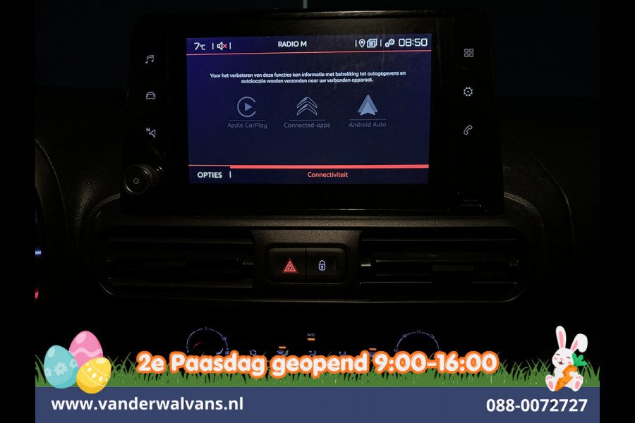 Citroën Berlingo 1.2 PureTech 131pk Automaat **Benzine** L1H1 inrichting Euro6 Airco | Navigatie | Camera Apple Carplay, Cruisecontrol, Android Auto, Parkeersensoren