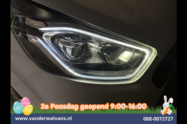 Ford Transit Custom 2.0 TDCI L1H1 Inrichting Euro6 Airco | Camera | LED | Cruisecontrol | Android Auto Stoelverwarming, Verwarmde voorruit, Parkeersensoren, Bijrijdersbank, 2500kg Trekhaak