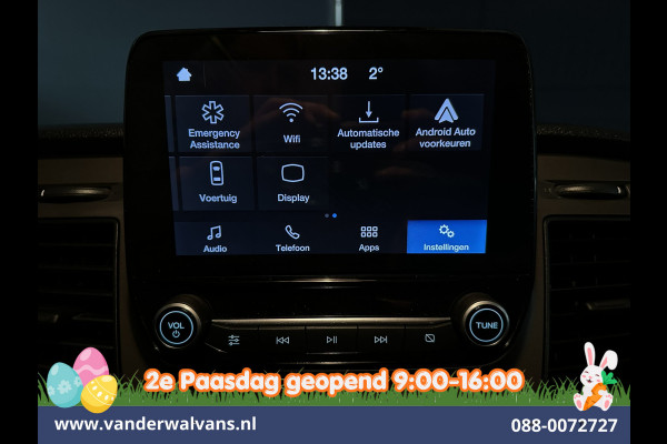 Ford Transit Custom 2.0 TDCI L1H1 Inrichting Euro6 Airco | Camera | LED | Cruisecontrol | Android Auto Stoelverwarming, Verwarmde voorruit, Parkeersensoren, Bijrijdersbank, 2500kg Trekhaak