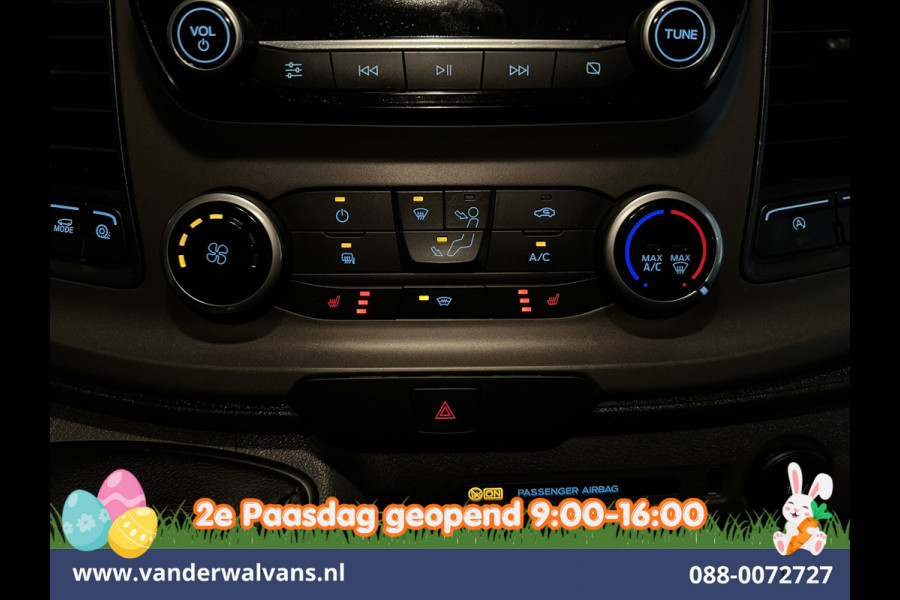 Ford Transit Custom 2.0 TDCI L1H1 Inrichting Euro6 Airco | Camera | LED | Cruisecontrol | Android Auto Stoelverwarming, Verwarmde voorruit, Parkeersensoren, Bijrijdersbank, 2500kg Trekhaak