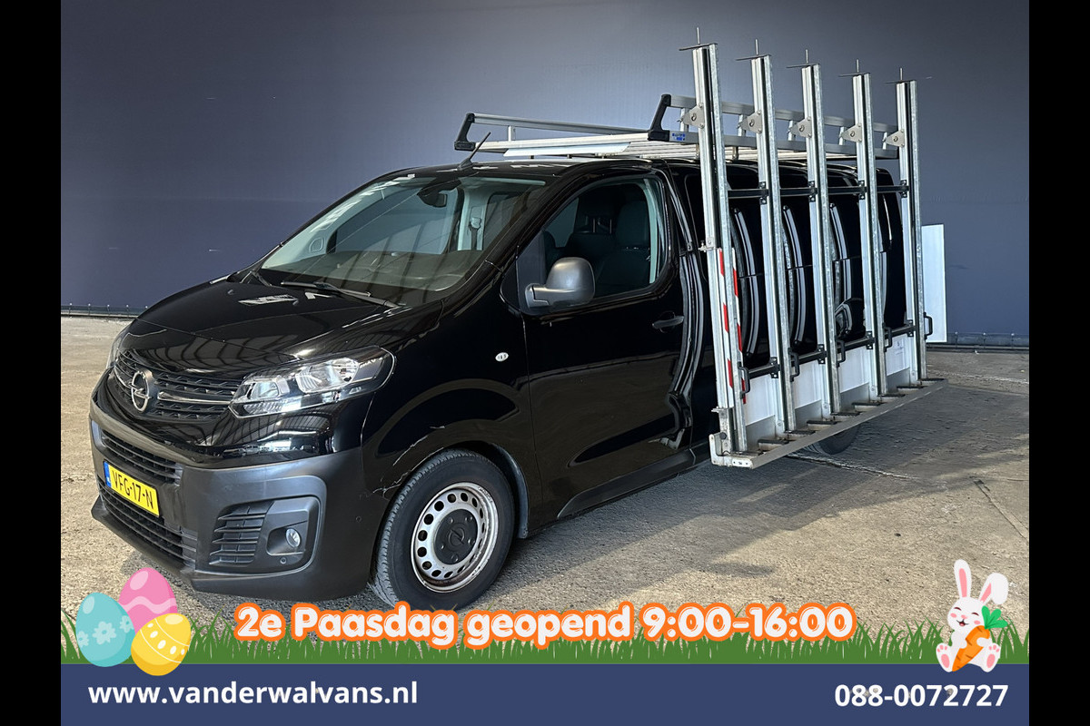 Opel Vivaro 2.0 CDTI 123pk L3H1 Glasresteel Dubbele cabine Euro6 Airco | 5-Zits | Camera | Navigatie | Apple Carplay Android Auto, Cruisecontrol, 2500kg Trekhaak, Parkeersensoren