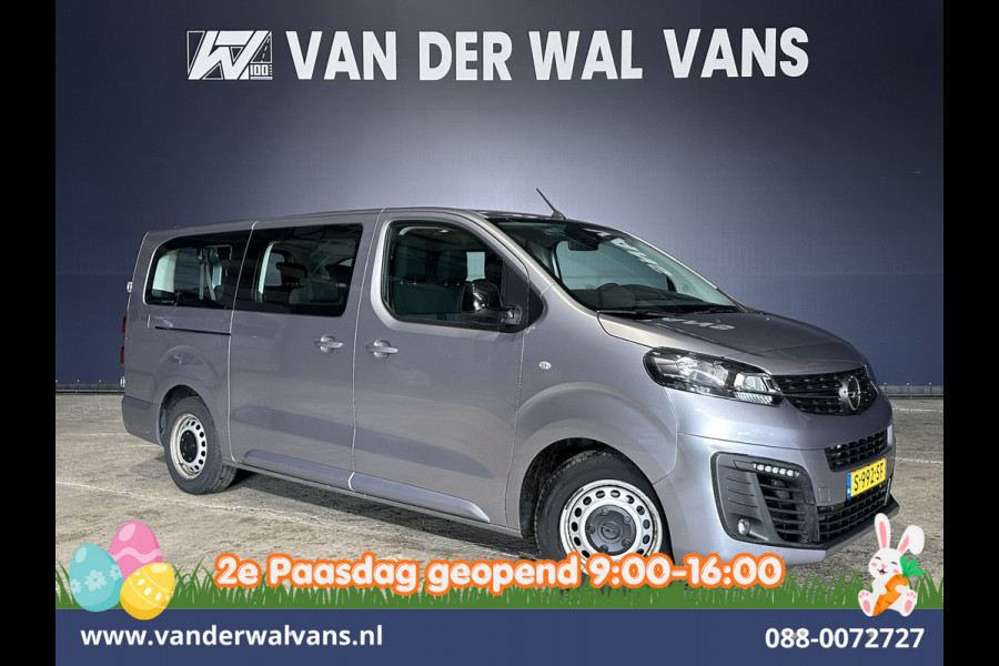 Opel Vivaro Combi 1.5 CDTI 120pk L3H1 Personenbus 9-Zits Euro6 Airco | 2x zijdeur | Camera | Navigatie | Apple Carplay Android Auto, Cruisecontrol, Parkeersensoren