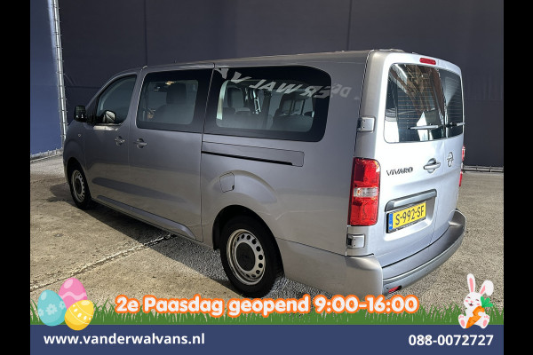 Opel Vivaro Combi 1.5 CDTI 120pk L3H1 Personenbus 9-Zits Euro6 Airco | 2x zijdeur | Camera | Navigatie | Apple Carplay Android Auto, Cruisecontrol, Parkeersensoren