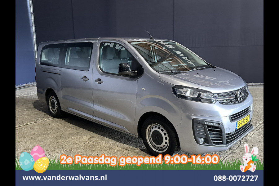 Opel Vivaro Combi 1.5 CDTI 120pk L3H1 Personenbus 9-Zits Euro6 Airco | 2x zijdeur | Camera | Navigatie | Apple Carplay Android Auto, Cruisecontrol, Parkeersensoren