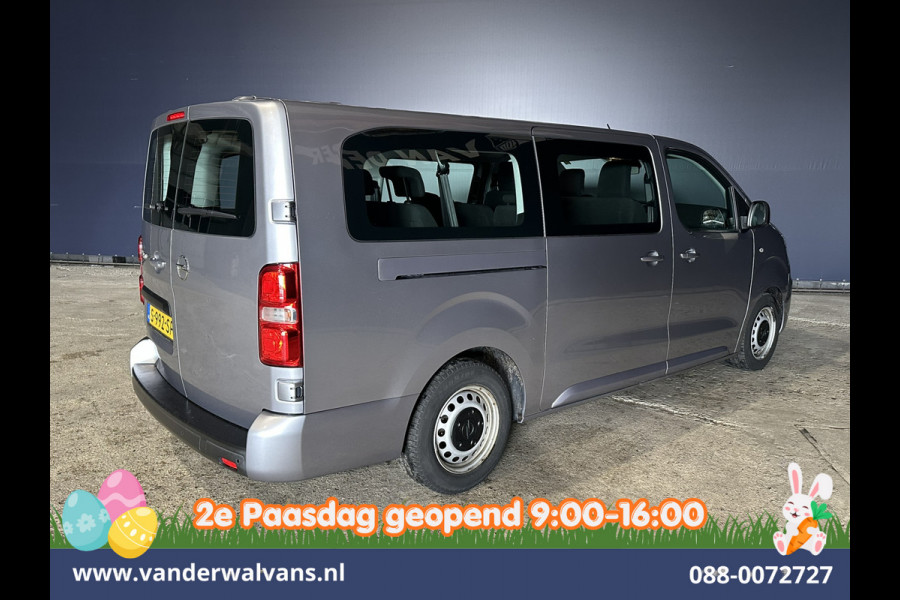Opel Vivaro Combi 1.5 CDTI 120pk L3H1 Personenbus 9-Zits Euro6 Airco | 2x zijdeur | Camera | Navigatie | Apple Carplay Android Auto, Cruisecontrol, Parkeersensoren
