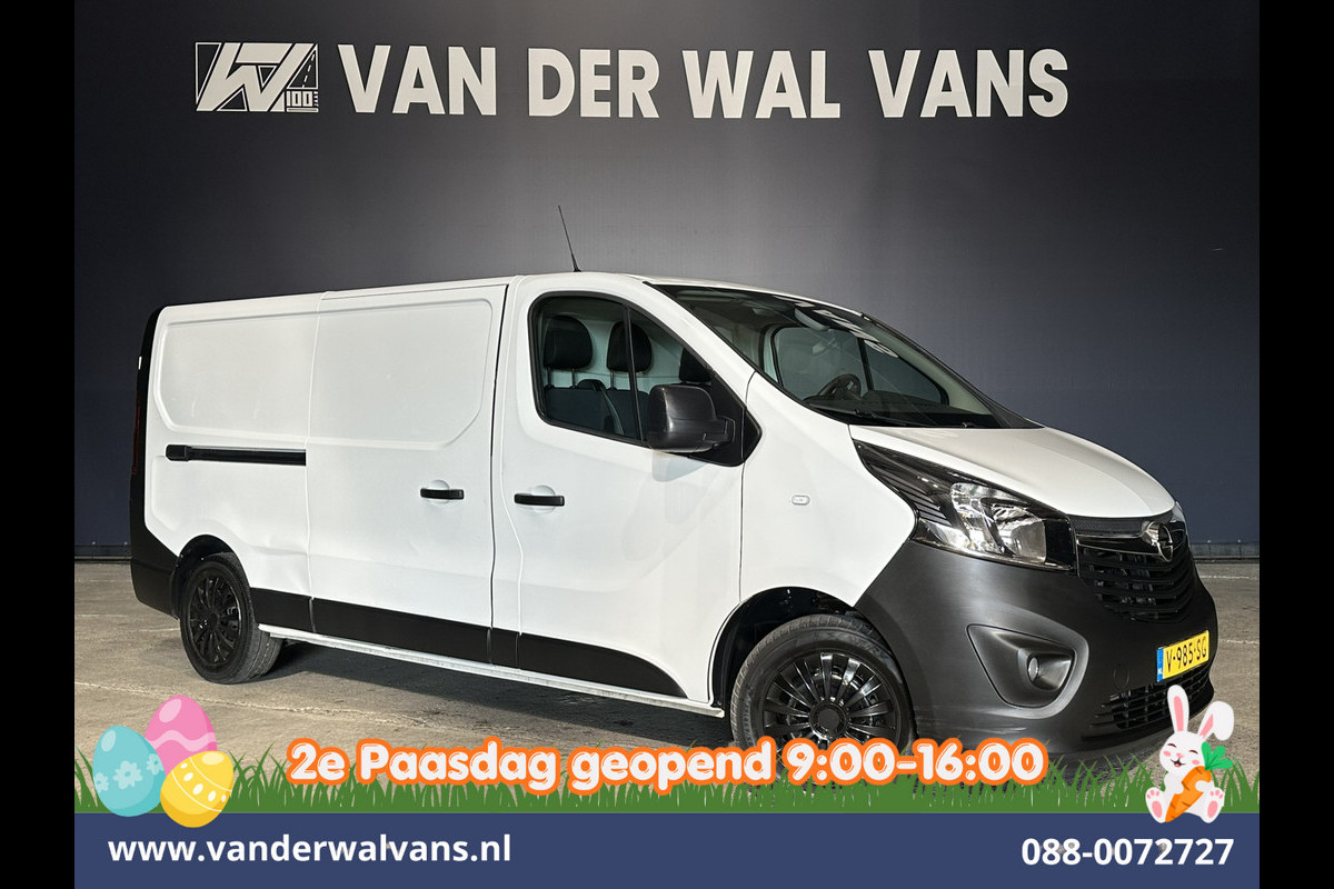 Opel Vivaro 1.6 CDTI 126pk L2H1 Euro6 Airco | Camera | Navigatie | Trekhaak | LED | Cruisecontrol Parkeersensoren, Bijrijdersbank