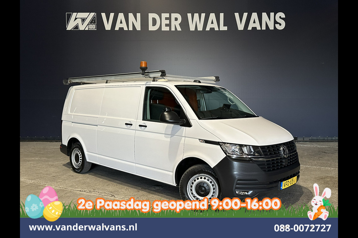 Volkswagen Transporter 2.0 TDI L2H1 inrichting Euro6 Airco | Omvormer | Camera | Imperiaal | Apple Carplay | Cruisecontrol | Trekhaak Android Auto, Parkeersensoren, Achterklep