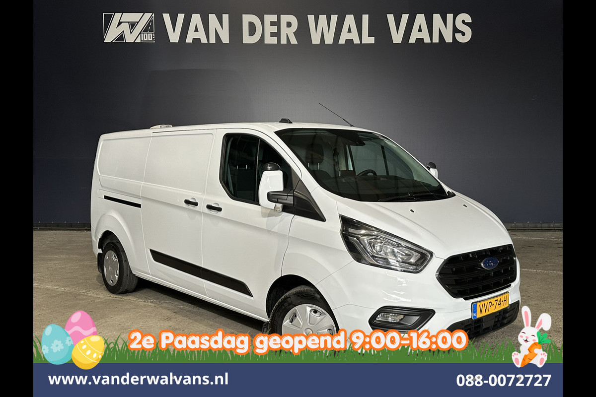 Ford Transit Custom 2.0 TDCI 130pk L2H1 Inrichting Euro6 Airco | Camera | 2800kg Trekhaak | LED | Android Auto Cruisecontrol, Verwarmde voorruit, Stoelverwarming, Parkeersensoren, Bijrijdersbank