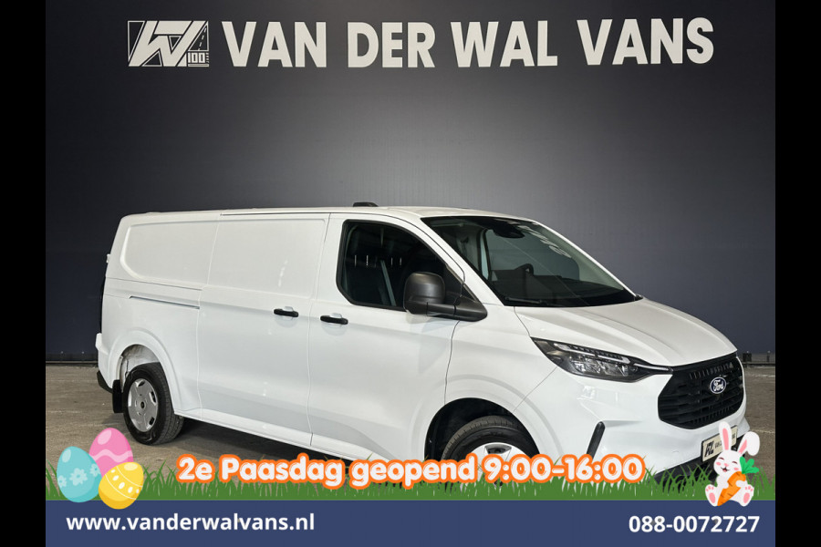 Ford Transit Custom 2.0 TDCI 136pk L2H1 Fabrieksgarantie Euro6 Airco | Camera | LED | Apple Carplay | Cruisecontrol Android Auto, Verwarmde voorruit, Parkeersensoren, Bijrijdersbank, 2740 kg trekvermogen