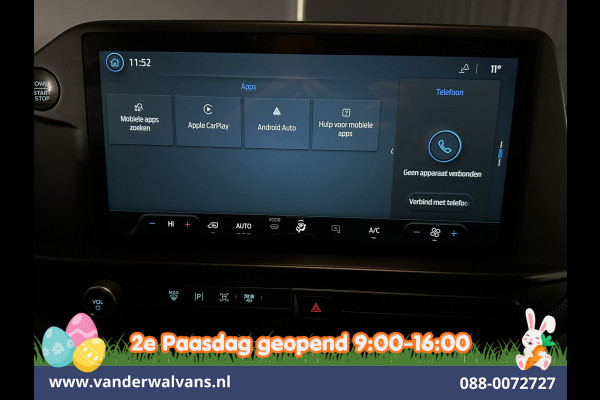 Ford Transit Custom 2.0 TDCI 136pk L2H1 Fabrieksgarantie Euro6 Airco | Camera | LED | Apple Carplay | Cruisecontrol Android Auto, Verwarmde voorruit, Parkeersensoren, Bijrijdersbank, 2740 kg trekvermogen
