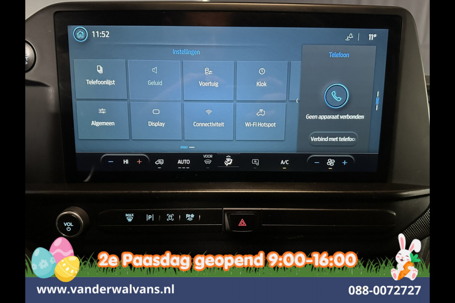 Ford Transit Custom 2.0 TDCI 136pk L2H1 Fabrieksgarantie Euro6 Airco | Camera | LED | Apple Carplay | Cruisecontrol Android Auto, Verwarmde voorruit, Parkeersensoren, Bijrijdersbank, 2740 kg trekvermogen