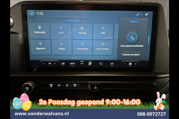 Ford Transit Custom 2.0 TDCI 136pk L2H1 Fabrieksgarantie Euro6 Airco | Camera | LED | Apple Carplay | Cruisecontrol Android Auto, Verwarmde voorruit, Parkeersensoren, Bijrijdersbank, 2740 kg trekvermogen