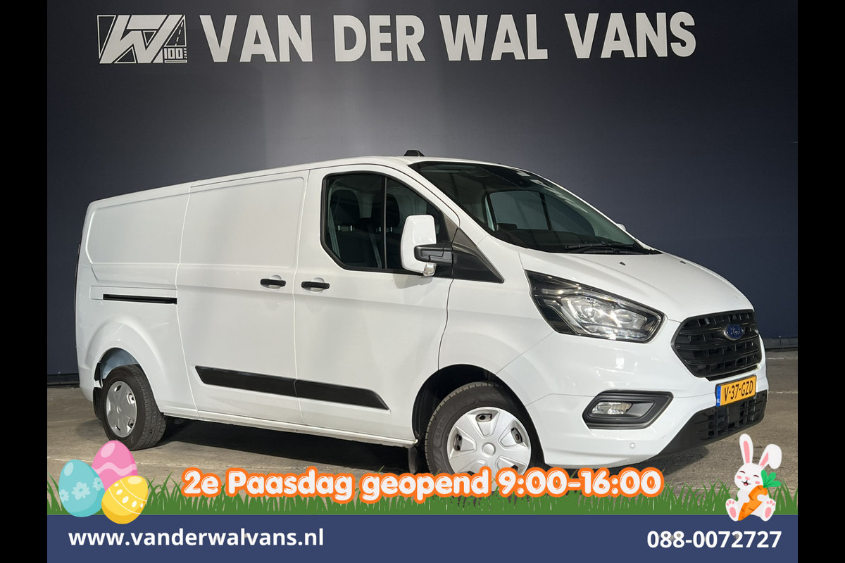 Ford Transit Custom 2.0 TDCI L2H1 Euro6 Airco | Camera | LED | Cruisecontrol | Parkeersensoren V+A Verwarmde voorruit, Bijrijdersbank, 2800kg trekvermogen