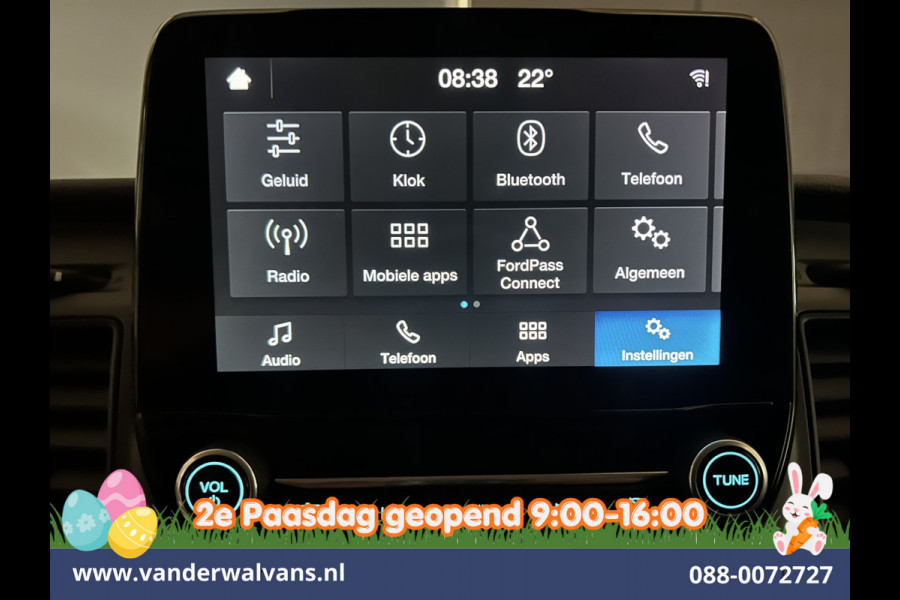 Ford Transit Custom 2.0 TDCI L2H1 Euro6 Airco | Camera | LED | Cruisecontrol | Parkeersensoren V+A Verwarmde voorruit, Bijrijdersbank, 2800kg trekvermogen