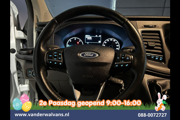 Ford Transit Custom 2.0 TDCI L2H1 Euro6 Airco | Camera | LED | Cruisecontrol | Parkeersensoren V+A Verwarmde voorruit, Bijrijdersbank, 2800kg trekvermogen