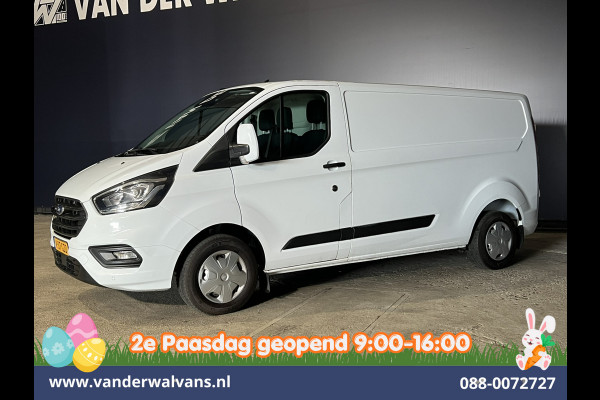 Ford Transit Custom 2.0 TDCI L2H1 Euro6 Airco | Camera | LED | Cruisecontrol | Parkeersensoren V+A Verwarmde voorruit, Bijrijdersbank, 2800kg trekvermogen