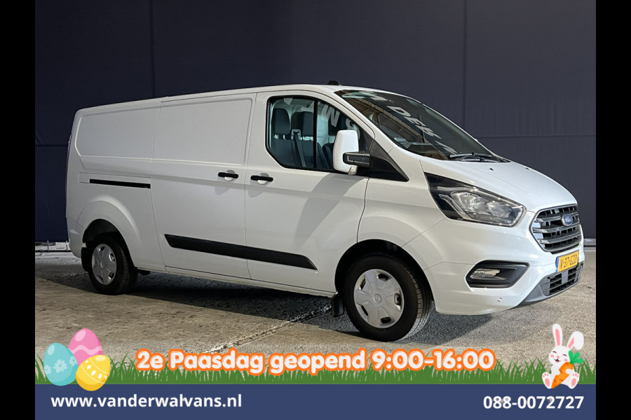 Ford Transit Custom 2.0 TDCI L2H1 Euro6 Airco | Camera | LED | Cruisecontrol | Parkeersensoren V+A Verwarmde voorruit, Bijrijdersbank, 2800kg trekvermogen