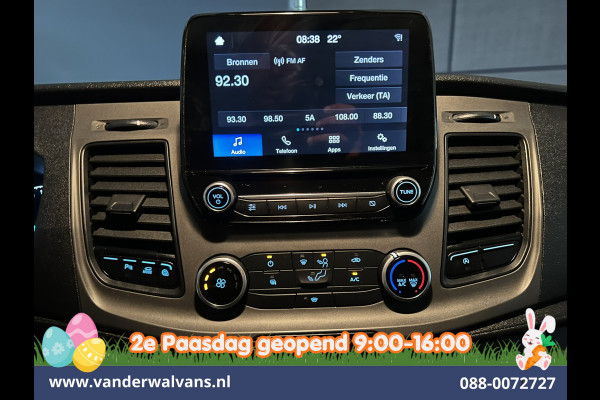 Ford Transit Custom 2.0 TDCI L2H1 Euro6 Airco | Camera | LED | Cruisecontrol | Parkeersensoren V+A Verwarmde voorruit, Bijrijdersbank, 2800kg trekvermogen