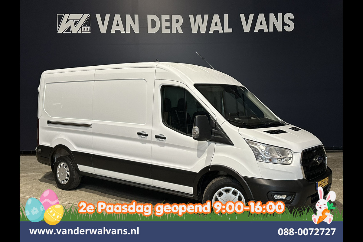 Ford Transit 2.0 TDCI 131pk L3H2 Euro6 *Rijklaar Direct Rijden* Airco | Camera | Navigatie | Apple Carplay | LED | Cruisecontrol Parkeersensoren, Stoelverwarming, Verwarmde voorruit, Bijrijdersbank, 2500kg trekvermogen