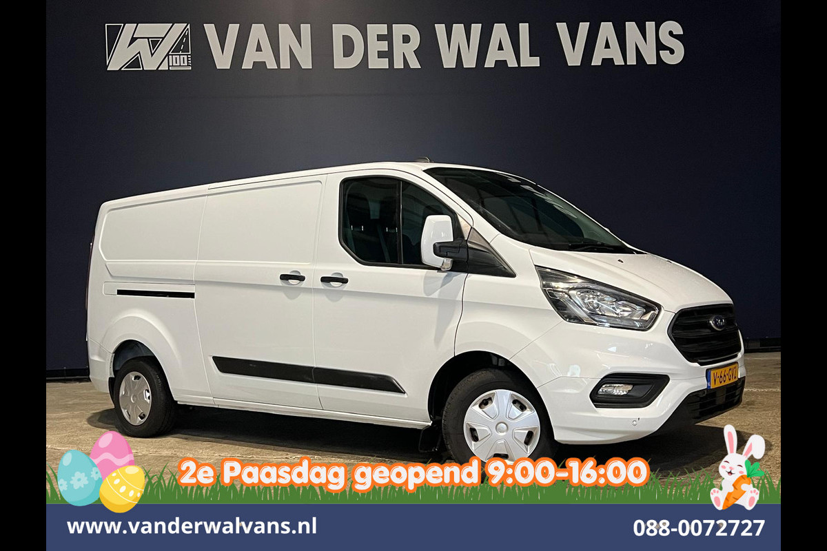 Ford Transit Custom 2.0 TDCI L2H1 Euro6 *Rijklaar Direct Rijden* Airco | Camera | 2800kg trekvermogen | Apple Carplay | Cruisecontrol | LED | Parkee Android Auto, Verwarmde voorruit, Bijrijdersbank