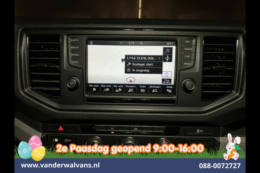 Volkswagen Crafter 2.0 TDI 177pk L3H3 L2H2 Euro6 Airco | Camera | Navigatie | Apple Carplay | Cruisecontrol Android Auto, Chauffeursstoel, 3000kg trekvermogen, Massagestoel