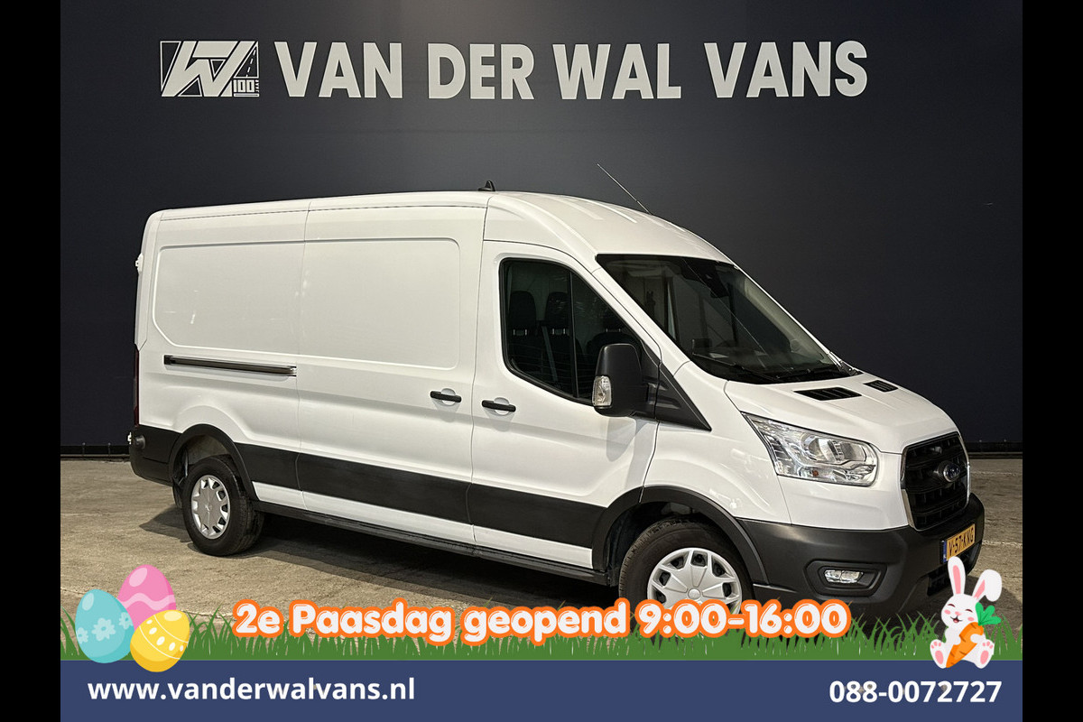 Ford Transit 2.0 TDCI 130pk L3H2 Euro6 Airco | Camera | Navigatie | Apple Carplay | Cruisecontrol | Stoelverwarming Android Auto, Verwarmde voorruit, Parkeersensoren, Bijrijdersbank