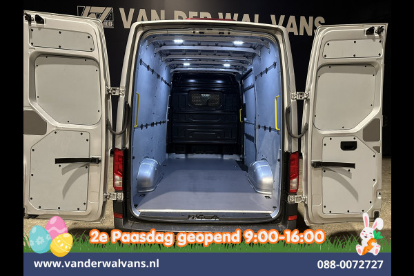 Volkswagen Crafter 2.0 TDI 140pk L3H3 L2H2 Euro6 Airco | Navigatie | Apple Carplay | Cruisecontrol Android Auto, Bijrijdersbank, 3000kg trekvermogen, zilver