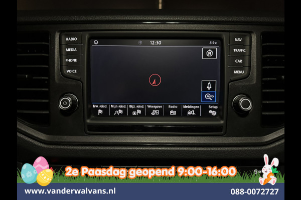 Volkswagen Crafter 2.0 TDI 140pk L3H3 L2H2 Euro6 Airco | Navigatie | Apple Carplay | Cruisecontrol Android Auto, Bijrijdersbank, 3000kg trekvermogen, zilver