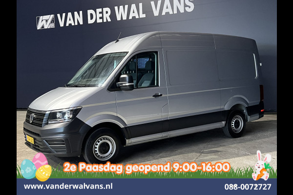 Volkswagen Crafter 2.0 TDI 140pk L3H3 L2H2 Euro6 Airco | Navigatie | Apple Carplay | Cruisecontrol Android Auto, Bijrijdersbank, 3000kg trekvermogen, zilver