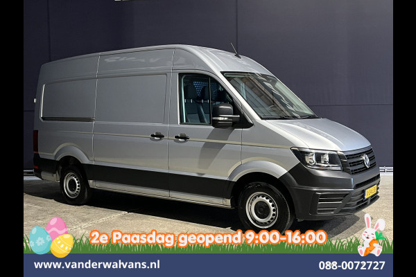 Volkswagen Crafter 2.0 TDI 140pk L3H3 L2H2 Euro6 Airco | Navigatie | Apple Carplay | Cruisecontrol Android Auto, Bijrijdersbank, 3000kg trekvermogen, zilver