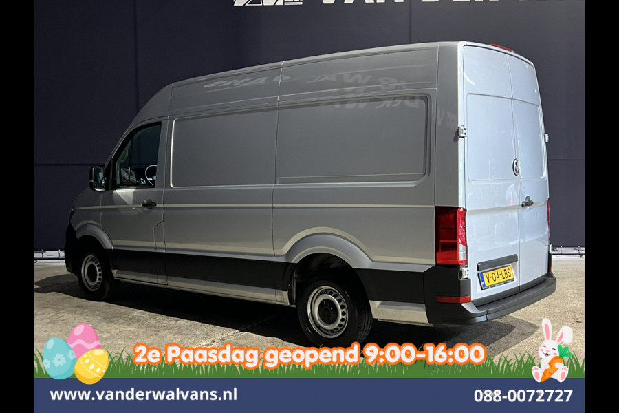 Volkswagen Crafter 2.0 TDI 140pk L3H3 L2H2 Euro6 Airco | Navigatie | Apple Carplay | Cruisecontrol Android Auto, Bijrijdersbank, 3000kg trekvermogen, zilver