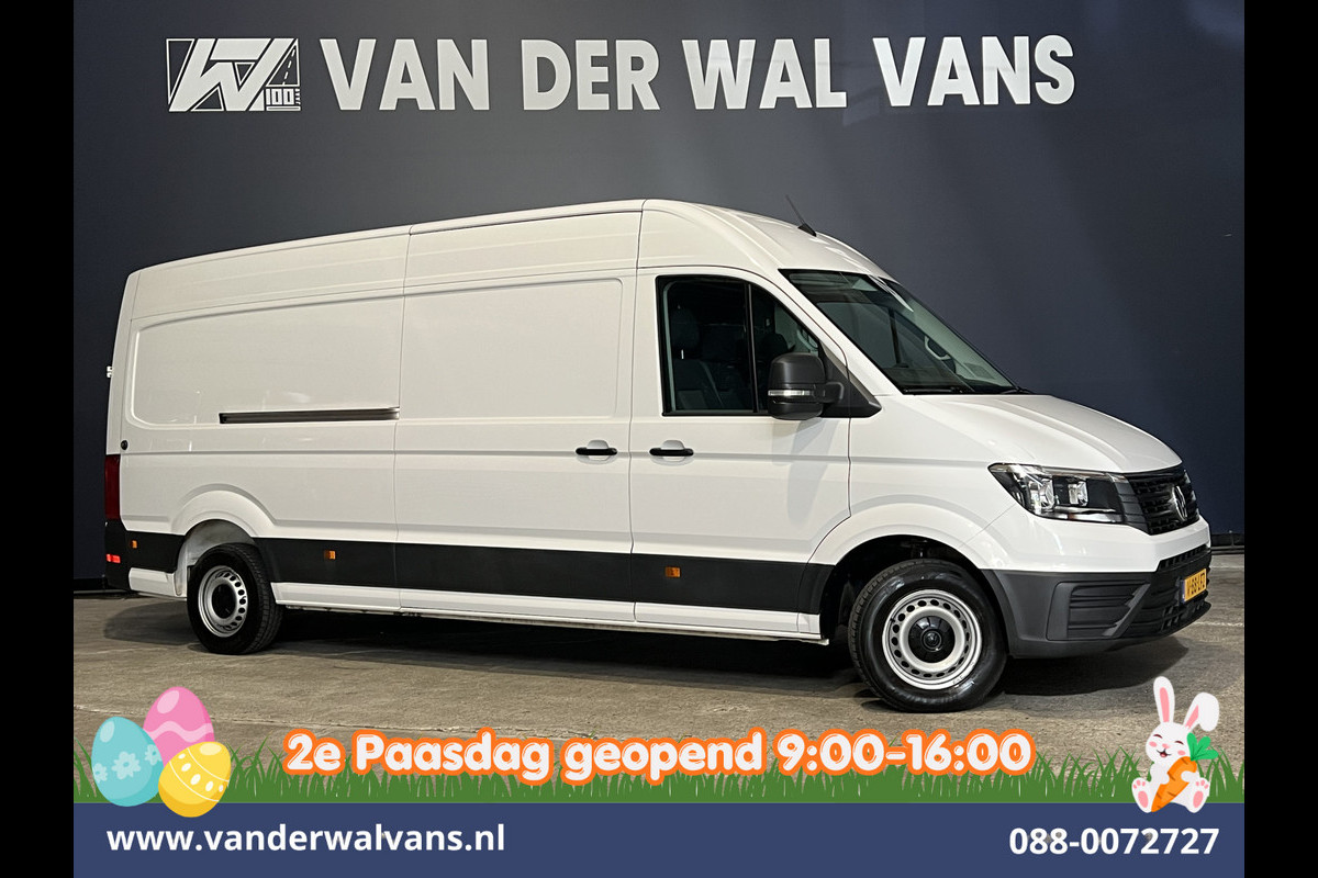 Volkswagen Crafter 2.0 TDI 141pk Automaat L4H3 L3H2 Euro6 Airco | Camera | Apple Carplay | Cruisecontrol Android Auto, Stoelverwarming, Bijrijdersbank, 3000kg trekvermogen