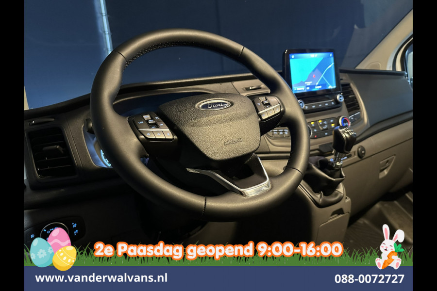 Ford Transit Custom 2.0 TDCI L1H1 Euro6 Airco | Navigatie | Camera | LED | Cruisecontrol Stoelverwarming Parkeersensoren, Verwarmde voorruit, Bijrijdersbank, 2500kg trekvermogen