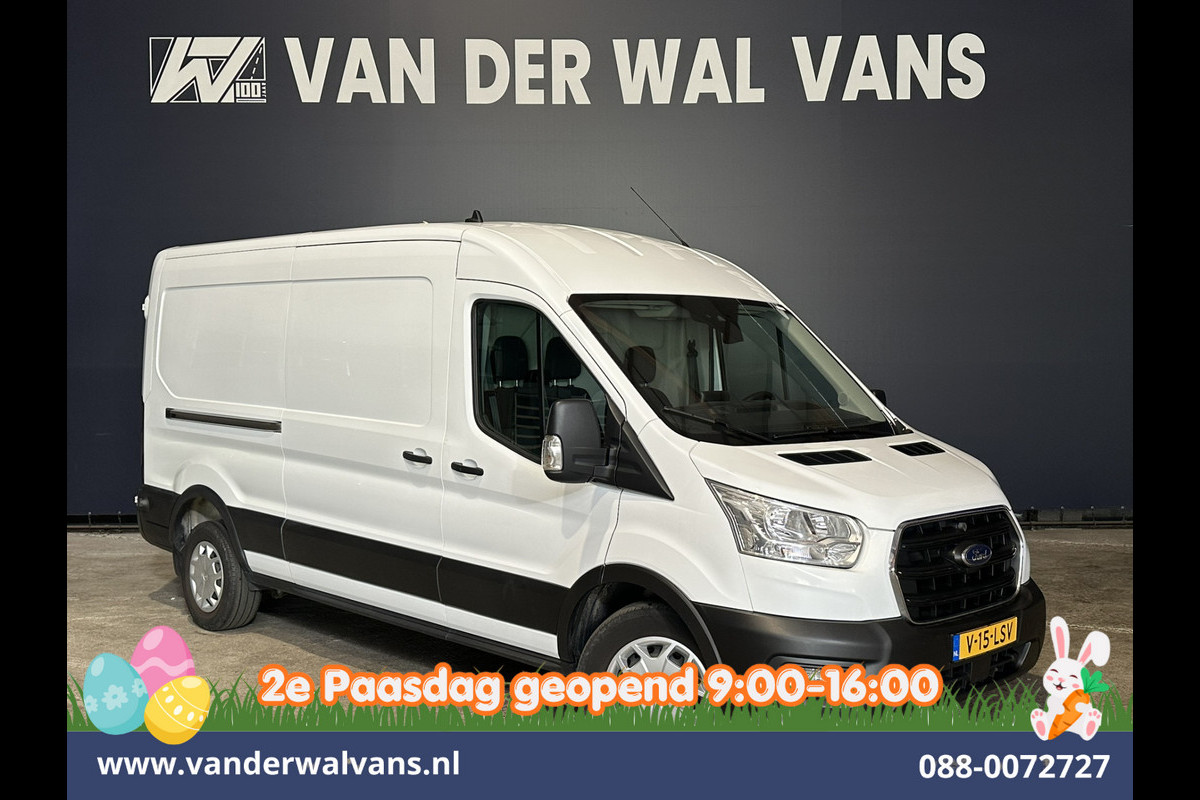 Ford Transit 2.0 TDCI 131pk L3H2 Euro6 Airco | Camera | Navigatie | Apple Carplay | Stoelverwarming Cruisecontrol, Android auto, Verwarmde voorruit, Parkeersensoren, Bijrijdersbank, 2500kg trekvermogen