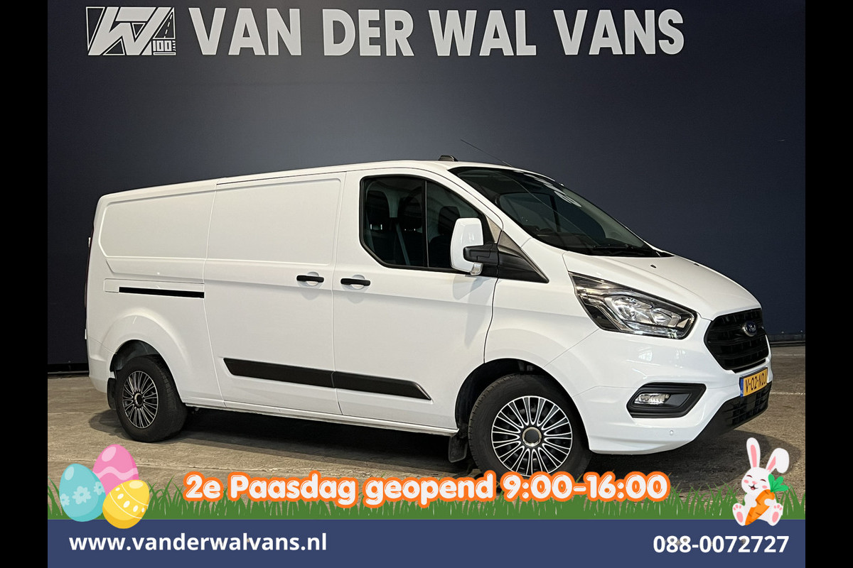 Ford Transit Custom 2.0 TDCI 131pk L2H1 Euro6 Airco | Apple Carplay | Android Auto | LED | Cruisecontrol Verwarmde voorruit, Stoelverwarming, Parkeersensoren Bijrijdersbank, 2800kg trekvermogen