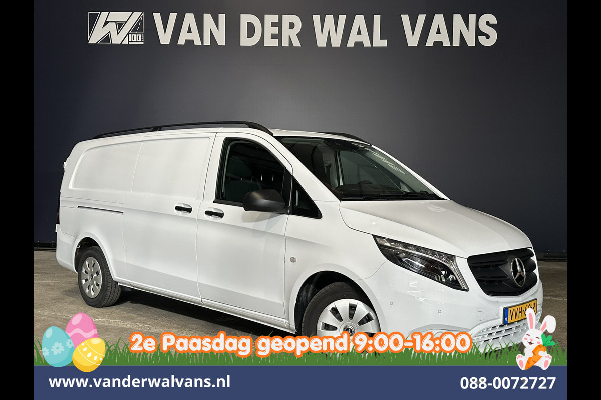 Mercedes-Benz Vito 116 CDI 164pk 9G-Tronic Automaat L3H1 Euro6 Airco | Camera | LED | Apple Carplay | 2500kg Trekhaak Android Auto, Cruisecontrol, Parkeersensoren, Bijrijdersbank