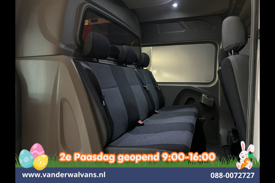 Opel Movano 2.3 Turbo 146pk L2H2 Dubbele cabine Euro6 Airco | Imperiaal | Omvormer | 2500kg Trekhaak Navigatie, Camera, Cruisecontrol, Parkeersensoren, 5-zits