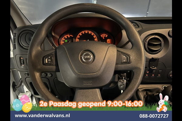 Opel Movano 2.3 Turbo 146pk L2H2 Dubbele cabine Euro6 Airco | Imperiaal | Omvormer | 2500kg Trekhaak Navigatie, Camera, Cruisecontrol, Parkeersensoren, 5-zits