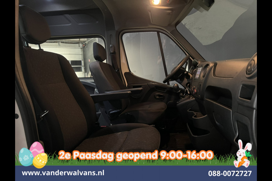 Opel Movano 2.3 Turbo 146pk L2H2 Dubbele cabine Euro6 Airco | Imperiaal | Omvormer | 2500kg Trekhaak Navigatie, Camera, Cruisecontrol, Parkeersensoren, 5-zits