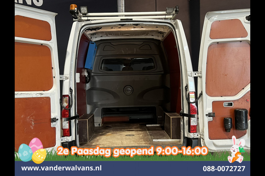 Opel Movano 2.3 Turbo 146pk L2H2 Dubbele cabine Euro6 Airco | Imperiaal | Omvormer | 2500kg Trekhaak Navigatie, Camera, Cruisecontrol, Parkeersensoren, 5-zits