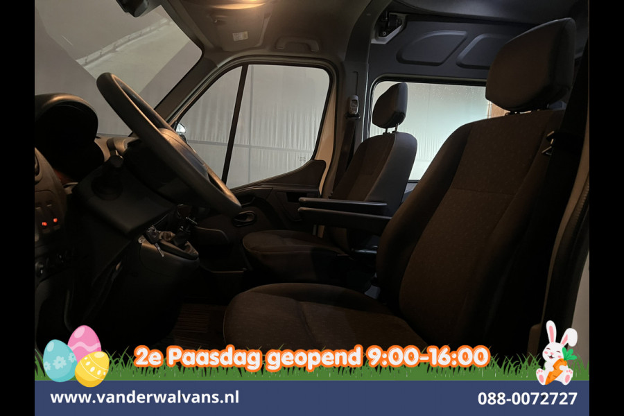 Opel Movano 2.3 Turbo 146pk L2H2 Dubbele cabine Euro6 Airco | Imperiaal | Omvormer | 2500kg Trekhaak Navigatie, Camera, Cruisecontrol, Parkeersensoren, 5-zits