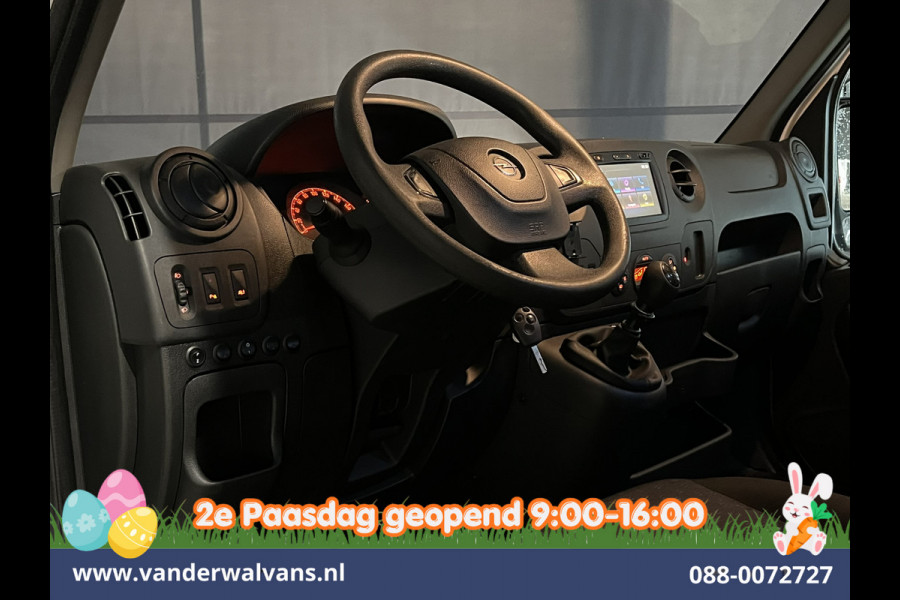 Opel Movano 2.3 Turbo 146pk L2H2 Dubbele cabine Euro6 Airco | Imperiaal | Omvormer | 2500kg Trekhaak Navigatie, Camera, Cruisecontrol, Parkeersensoren, 5-zits