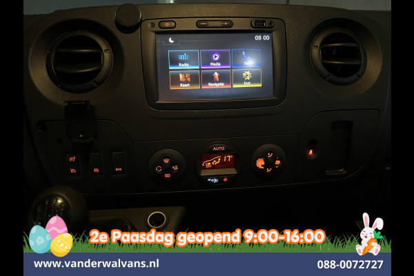 Opel Movano 2.3 Turbo 146pk L2H2 Dubbele cabine Euro6 Airco | Imperiaal | Omvormer | 2500kg Trekhaak Navigatie, Camera, Cruisecontrol, Parkeersensoren, 5-zits