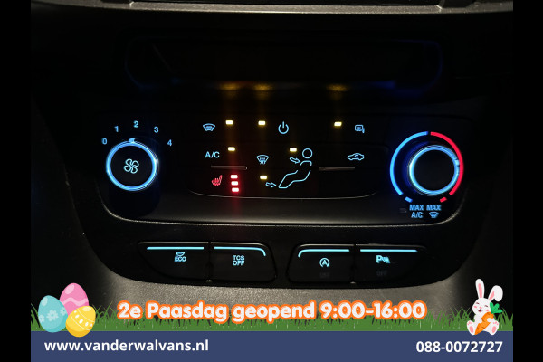 Ford Transit Connect 1.5 EcoBlue 100pk L2H1 *Rijklaar Direct Rijden* Euro6 Airco | 3-Zits | Cruisecontrol | Stoelverwarming | Verwarmde voorruit Parkeersensoren, Bijrijdersbank