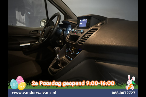 Ford Transit Connect 1.5 EcoBlue 100pk L2H1 *Rijklaar Direct Rijden* Euro6 Airco | 3-Zits | Cruisecontrol | Stoelverwarming | Verwarmde voorruit Parkeersensoren, Bijrijdersbank