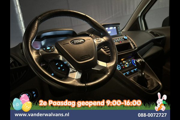 Ford Transit Connect 1.5 EcoBlue 100pk L2H1 *Rijklaar Direct Rijden* Euro6 Airco | 3-Zits | Cruisecontrol | Stoelverwarming | Verwarmde voorruit Parkeersensoren, Bijrijdersbank
