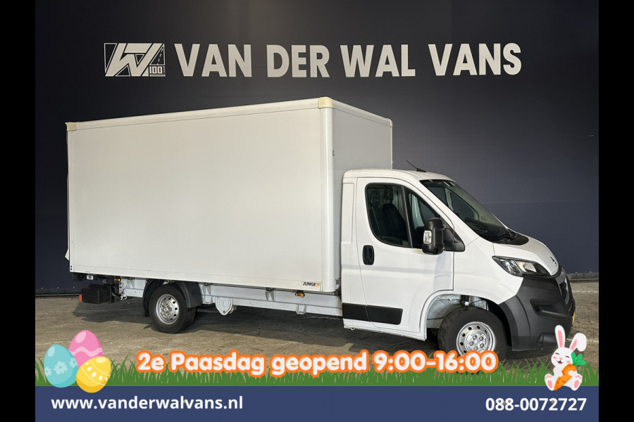Peugeot Boxer 2.2 BlueHDi 141pk Bakwagen 436cm Lang Laadklep Euro6 Airco | Cruisecontrol | 1055kg laadvermogen Camera, Bijrijdersbank