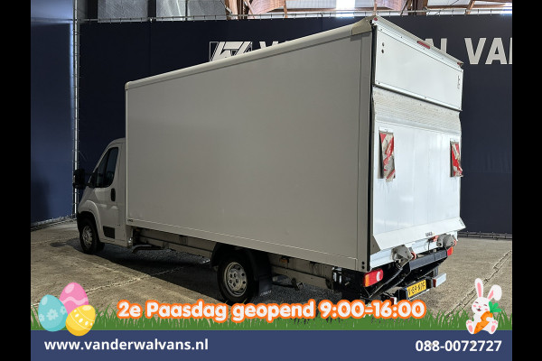 Peugeot Boxer 2.2 BlueHDi 141pk Bakwagen 436cm Lang Laadklep Euro6 Airco | Cruisecontrol | 1055kg laadvermogen Camera, Bijrijdersbank